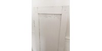 Porte de bois ancienne peinture crème